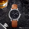 Men's High Quality Constellation Watch Blue Star Dial Leather Strap Waterproof Women's Brand Clothing quartz Horoscope wrist