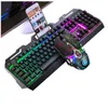 Ensemble Clavier et souris mécaniques filaire USB ordinateur portable clavier de jeu Pc Teclado Clavier Gamer Completo Tastiera Rgb Delux C6971384