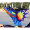 2020 New 3D Dragon Kite 100M Single Line With Tail Kites Outdoor Fun Toy Kite Children Kids Family Outdoor Sports Autumn Toy Y06163894414