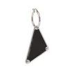 Triangle de luxe boucles d'oreilles à breloques géométriques personnalité simple exagérée européenne et américaine femmes lettre P Designer Wild Tempera2627