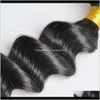 Необработанные бразильские человеческие Remy Virgin Vail Feeg Deep Wave волос Weaves Extensions Натуральный цвет 100G / расслоение двойные WEFTS VBASL XZU1G