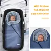 Orzbow Winter born Envelope Baby Stroller Sleeping Bags Fur Collar Footmuff For Children Bunting Bag 211223