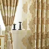 Cortina cortinas venda direta do fabricante engrossado tecido jacquard europeu sombra cortinas para sala de estar quarto