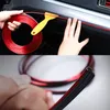 5m plätering PVC Sticker Car Interior Outlet Strip Dashboard Door Edge Molding Trim Universal Auto Internal Dekorera tillbehör261p