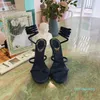 Designer-Womens luxury slides flip flops sandals 20SS Crystal Serpentine dress shoes Sexy strass Cleo sandals Party high heel