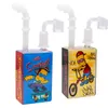 hookahs Mini beaker bong 14 mm joint glass banger percolator water Juice Box oil rigs dab rig bongs smoking pipes
