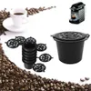 Reusable Nespresso Coffee Capsules Cup Stainess Steel Coffee Tamper Refillable Coffee Capsule Refilling Filter Coffeeware Gift 210326