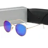 Mens 디자이너 선글라스 Womens Sun Glasses Uv400 메탈 골드 프레임 안경 Occhiali Da Sole Firmati Des Lunettes De Soleil 럭셔리 고품질 8 색 상자 포함