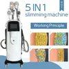 Professionell Cryolipolyss Slant Machine Fat Freezing Machine 40K Ultraljud Cavitation Lipo Laser RF Skin åtdragning