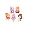 20 Pz/lotto Cartoon Princess Girl Componenti In Resina Flatback Cabochon Scrapbooking Personaggi Mestiere FAI DA TE Decorazione Della Cassa Del Telefono Accessori Per Capelli