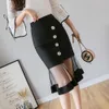 Brand Fashion Women Skirts Elegant Mesh Stitching High Waist Womens Stretch Plus Size 4XL 5XL Mermaid Skirt jupe femme 210621