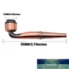 Metal Smoking Pipe 95mm Alloy Smoking Herb Pipe Metal Bowl Pipe Detachable Tobacco Cigarette Gift for Smoking Accessories Factory price expert design Quality