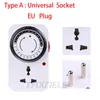 Timery 24 godziny programowalne mechaniczne Mini Timer Switch Smart Countdown Gniazdo 230V 16A Universal UE/US