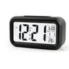 LED Digital Alarm Clock Student Table with Temperature Calendar Snooze Function Clocks for Home Office Travel