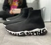 Air Cushion Shoe Sock Boots Socks Boot Casual Shoes Runner Sneakers Speed Trainer Elastic Knitted Surface Runners 2021 Balenciaga Designer Men Women