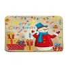 BADMATS Kerstmat Doelt Tapijt Cartoon Cute Santa Badkamer Happy Jaar Vloer Decoratie Home Kerstmis cadeau