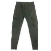 Mäns byxor 2021 Vår sommar Streetwear Mens Hip Hop Jogging Casual Men Byxor Stor Storlek Lösa Sweatpants Pocket Cargo D96