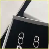 Mode Lady Boucles D'oreilles Stud Femmes Bijoux De Luxe Designer Hoop Boucle D'oreille Goujons Boucles D'oreilles Designers Lettre B Boucle D'oreille Colliers Boucles 2203092D