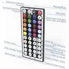 Mini 3 /24 / 44 touches IR RF USB RGB télécommande sans fil LED de contrôle variateur Mode dynamique infrarouge pour RGB 3528 5050 LED bandes lumineuses