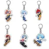 Sk8 the Infinity Acrylic Keychain Cute Reki Snow Miya Langa Cheery Blossom Character Figure Keychain Double Side Key Ring 6pcs H0915