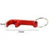 Aluminiumlegering Key Chain Metal Keychain Ring Beer Can Bottle Opener Openers Tool Beverage Bottle Opener för män Kvinnor