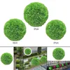 Dekoratif Çiçekler Çelenk Yapay Topiary Ball Çalılar Sahte Yeşil Açık Kapalı Backyard Balkon için Yeşil