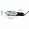 1 Pair Universal Waterproof Motorcycle Front Rear Turn Signal Lighting 3.8 Inches 15W 1200LM White Yellow Red Blue Green Optional