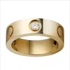 Mulheres homens adoram parafuso de anel Design de jóias de ponta High Jóias de diamante titânio Aço simples anéis de casal designer prata cor de ouro rosa 7081106