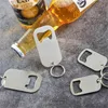 Outils de cuisine de porte-clés d'ouvreur de bouteille de bière de boisson en acier inoxydable portable pour bar restaurant randonnée camping LLE11965