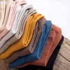 Damen-Socken aus Bambusfaser, bunt, modisch, lässig, Harajuku, einfarbig, Schwarz, Weiß, Großhandel, 5 Paar 211204