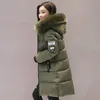 Parka femmes 2022 manteaux Long coton décontracté fourrure à capuche vestes femmes épais chaud hiver Parkas femme pardessus manteau