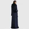 Dames nachtkleding lange badjas met capuchon voor dames luxe flanel fleece volledige lengte badjas winter warme pyjama douche nightgo280D