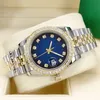 Men's and Women's Automatic Watch 36mm and 41mm diamond bezel stainless steel folding buckle neutral watch
