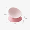 Nicrew 360 Degree Slanted Puppy Dog Cat Pet Food Bowl Cat Dish Dog Bowl Pet Sterile Tableware Pet Feeding Watering Supplies Y200922