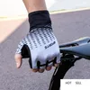 Gants de cyclisme pour hommes, légers, respirants, résistants aux chocs, demi-doigt, vélo d'équitation en plein air