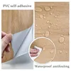 Wallpapers Stickers om zelfklevend behang te renoveren PVC Waterdicht voor Kast Keuken Slaapkamer Decor Hout Graan