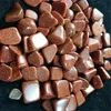 Decorative Objects & Figurines Wholesale Healing Minerals Gemstone Golden Aandstone Chips Crystal Gravel 9MM-12MM For Home Decoration
