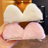 Hair Accessories 2PCS Cat Ears A Word Hairpin Three Dimensional Plush Bangs Clip Sweet Cute Animal Side Styling BB