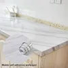 Pearl White DIY Decorative Film PVC Self adhesive Wall Papers Furniture Renovation Stickers Kitchen Cabinet Waterproof Stickers 210722