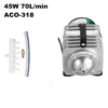 Fish do compressor de ar 220V 45W 70L / min bombas eletromagnéticas tanque de oxigênio hidroponia 6 vias bomba de aerador