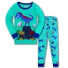 Ensemble de vêtements pour bébé Cartoon Boy Pyjamas Costumes Automne Hiver Night Suit Coton Pyjamas pour enfants Vêtements de nuit pour enfants 210529