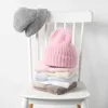 Försäljning av vinterhatt äkta kanin päls hattar för kvinnor mode varm beanie angola solid vuxen lock huvud lock 211119