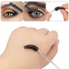 Pennelli trucco 100 pezzi Pennello per ciglia usa e getta Bacchette per mascara in cristallo Applicatori per trucchi Manico diamantato Spoolie Strumenti cosmetici per sopracciglia