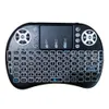 Mini i8 sem fio teclado retroiluminado 2.4g air mouse controle remoto touchpad bateria de lítio recarregável para android tv box 2023hotse