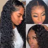 13x4 HD Lace Front Wigs Mänskligt hår för svarta kvinnor 10A Obehandlad Brasiliansk Virgin Kinky Curly Lace-Frontal Wig Pre Plocked With Baby Hairs 150% Densitet 22 tum