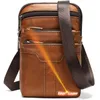 Shoulder Bag Men's Genuine Leather MVA belt Hight Quality Fshion Crossbody Small Messenger Pouch Male Waist Phone 8847