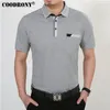 Manga curta camiseta roupas de algodão homens t-shirt com bolso vestido casual atacado de fábrica plus tamanho s xxxxl 2229 210722