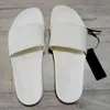 Designers Women Sandals Fashion Six Colors Blue White Red Black Gold Silvery Flat Flip Flops Men slide Slippers