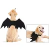 Odzież psa Black Pet Cat Bat Ghost Puppy Zwierząt Cosplay Ubrania Wings Halloween Kostium