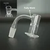 DHL OD 20mm Fully Weld Smoking Quartz Banger 14mm 18mm 10mm Male Female Beveled Edge Nails Bangers For Water Bong Dab Rigs